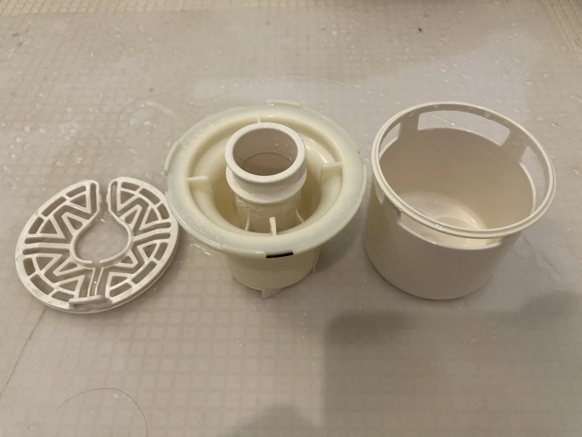 洗濯機排水口クリーニング後